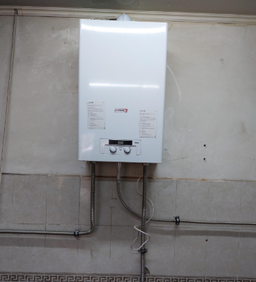 Установка котла